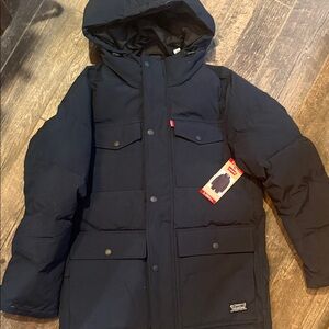 Levi's Dark Quilted Outerwear
